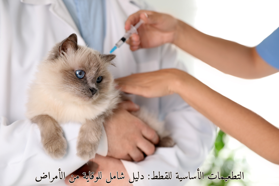 التطعيمات الأساسية للقطط: دليل شامل للوقاية من الأمراض🙀