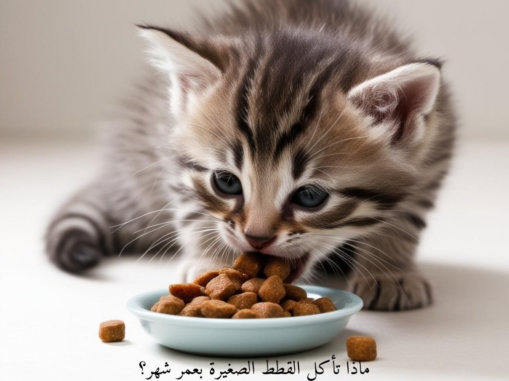ماذا تأكل القطط الصغيرة بعمر شهر؟ نصائح غذائية ووصفات مفيدة🐾