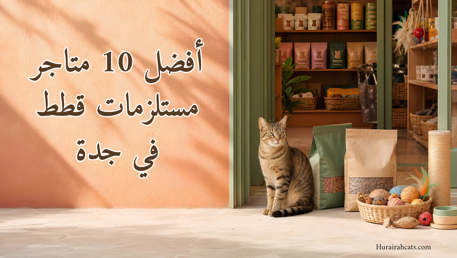 أفضل 10 متاجر مستلزمات قطط في جدة