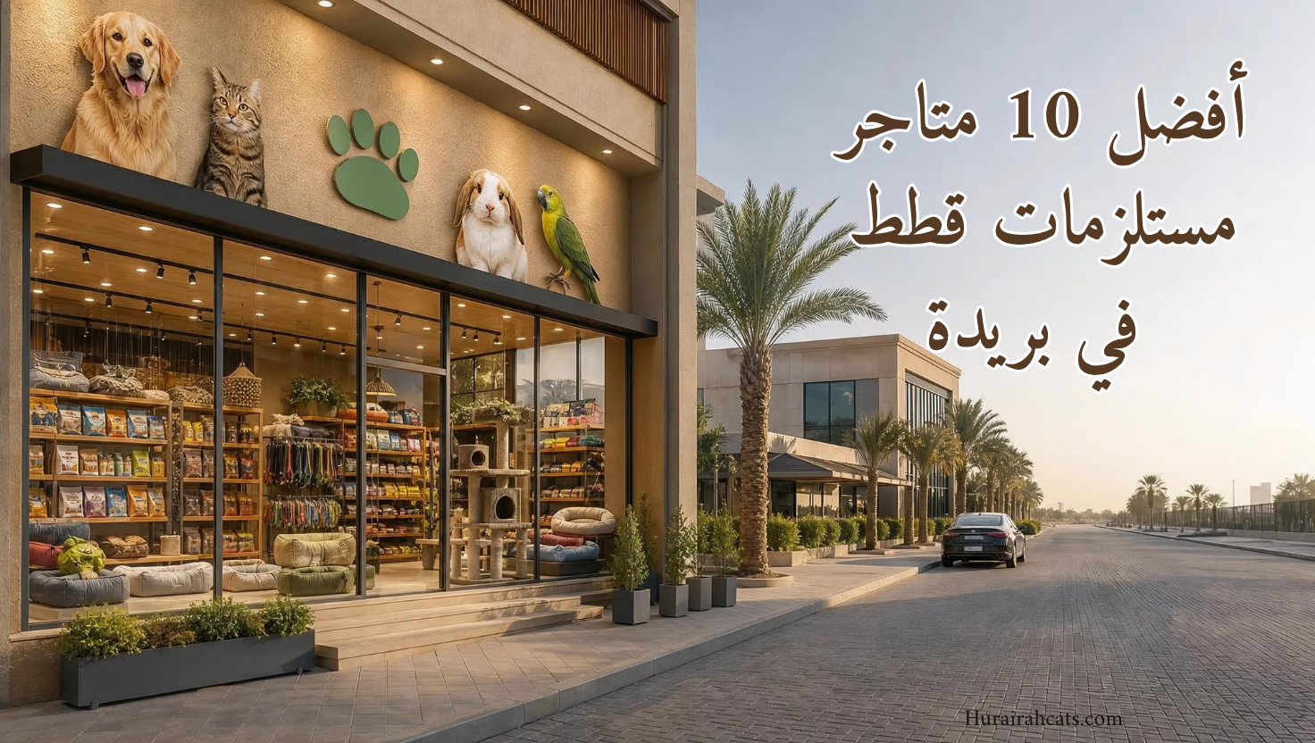 أفضل 10 متاجر مستلزمات قطط في بريدة